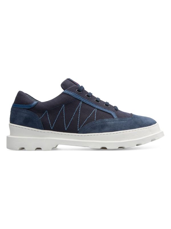 Camper Brustus Cotton & Leather Sneakers